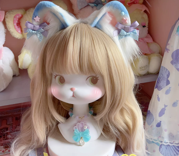 Cheese Cat - Sweet Lolita Dog Ears Shaped KC Multicolor