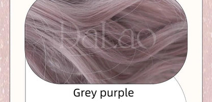 Dalao Home - Yunyi - Grey-purple Lolita Wig Sweet Long Curls Wig