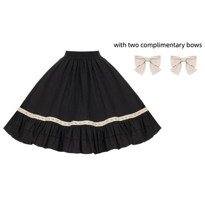 With PUJI - Chapter Seven - Spring Cotton Lolita OP Dress Doll-Like Dress