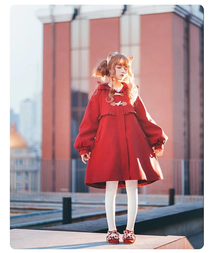 Fairy Cat - Sweet Lolita Coat Autumn and Winter Lolita Outwear