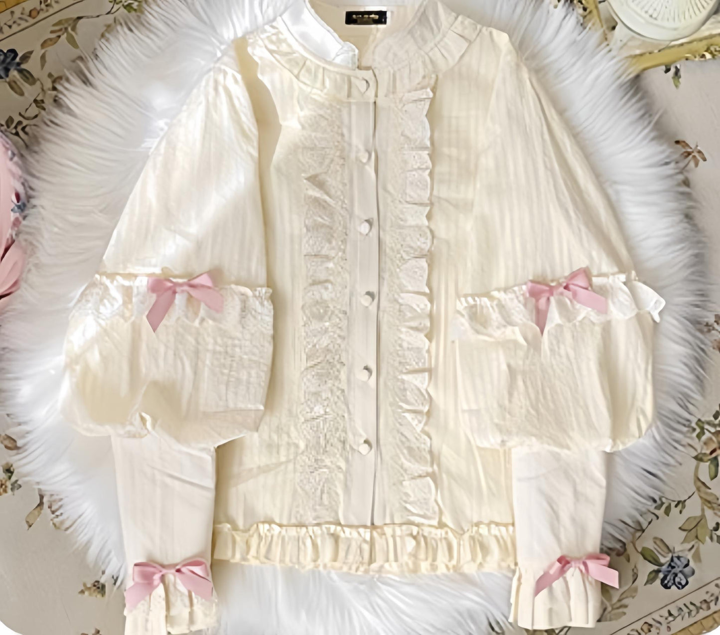 Uncle's Workshop - Angel Lamb - Kawaii Lolita Dress With Side Pockets, Lamb Print