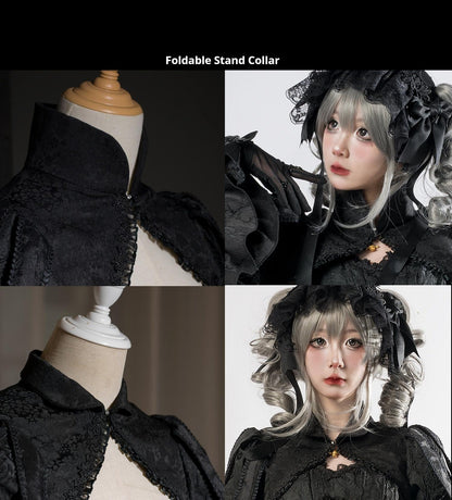 Smoothy - Caliburn - Gothic Lolita JSK Dress with Bolero with Detachable Sleeves
