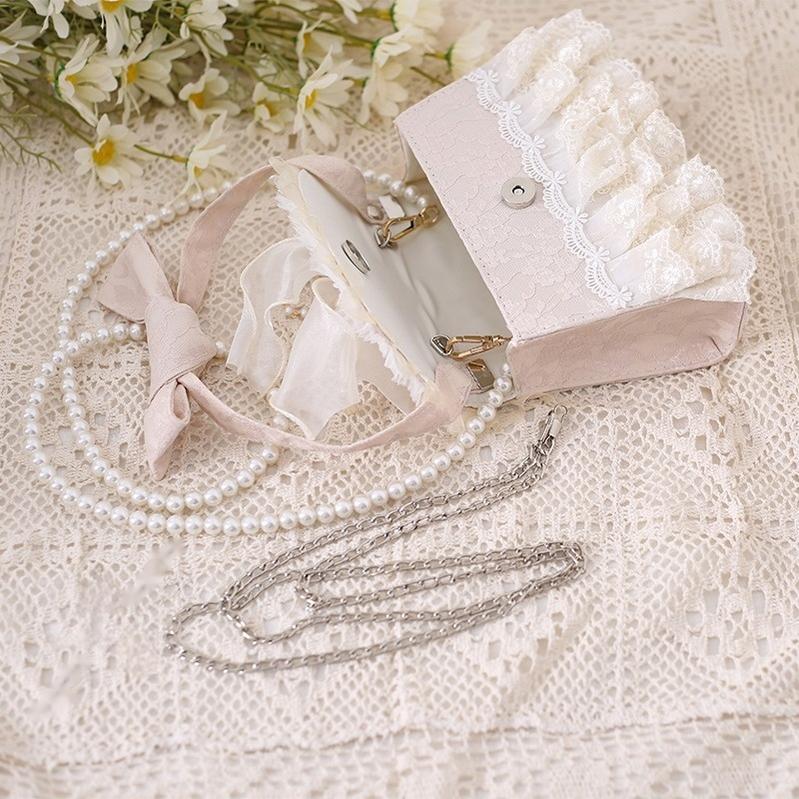 Xiaogui - Elegant Lolita Handbag Ivory Tea Party Lolita Bag