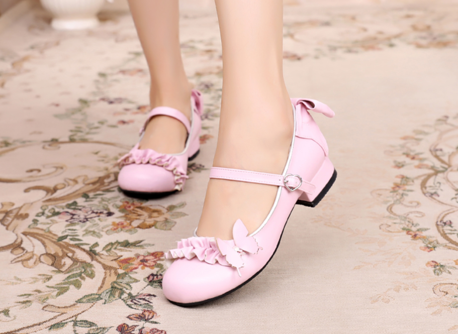 Sosic - Stand Still and Don't Fly - Daily Sweet Lolita Round Toe Handmade Shoes