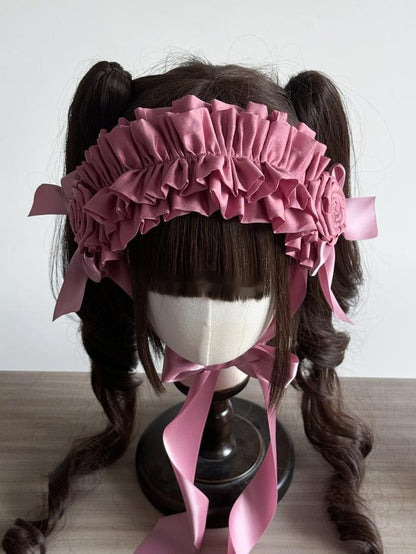 MAID - Elegant Lolita Hairband Bow Multiple Colors BNT