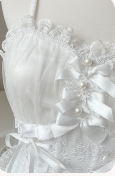 Letters from Unknown Star - Little Rose - Summer Casual Lolita Fashion Dress Sexy JSK