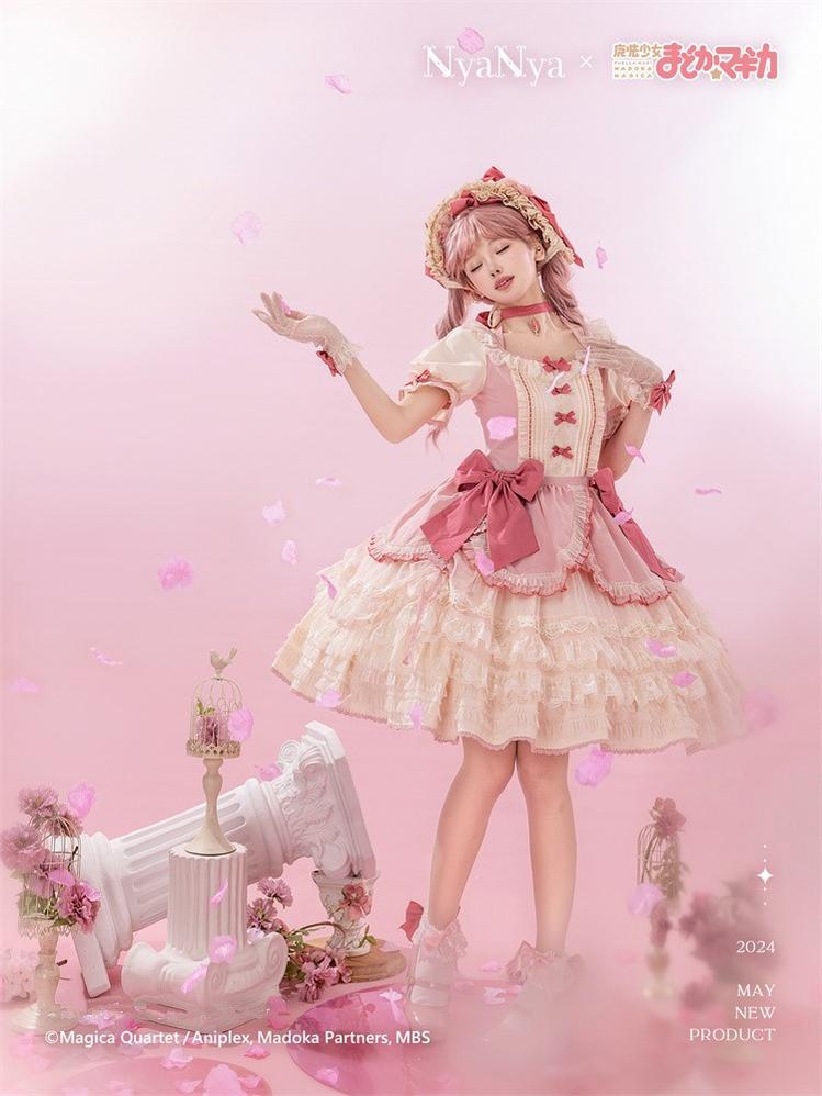 NyaNya - IP Collab Dreamy Memories Themed Lolita OP Dress