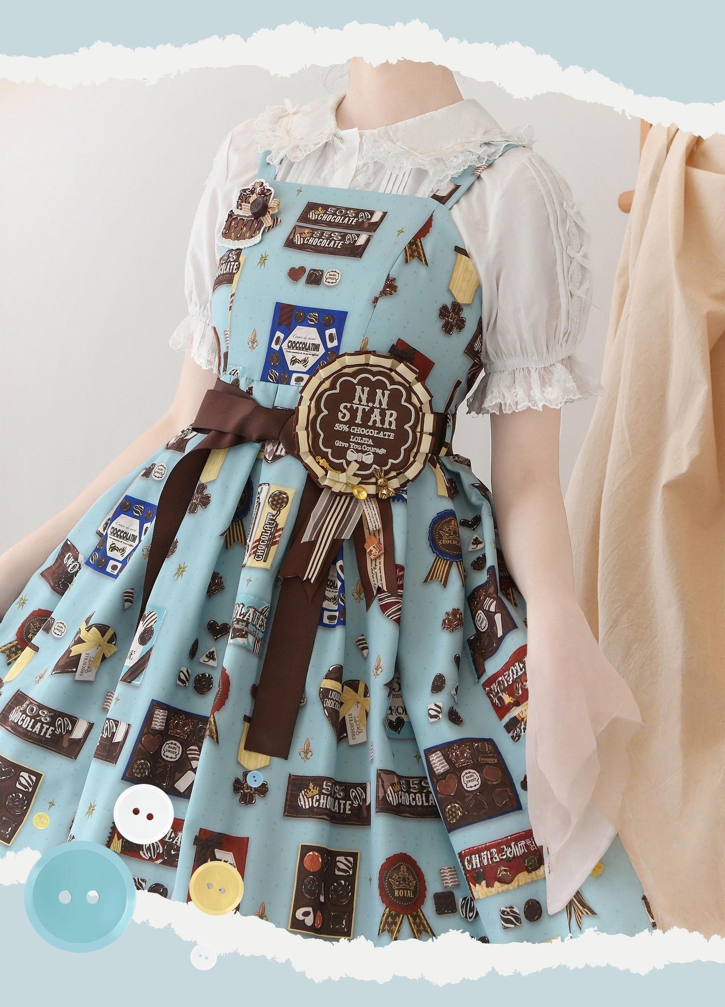 DMFS Lolita - Lanxin Shirt - Cotton Sweet Lolita Lace Blouse