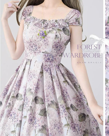 Forest Wardrobe - Forest Basket 3.0 - Vintage Lolita JSK Dress for Summer