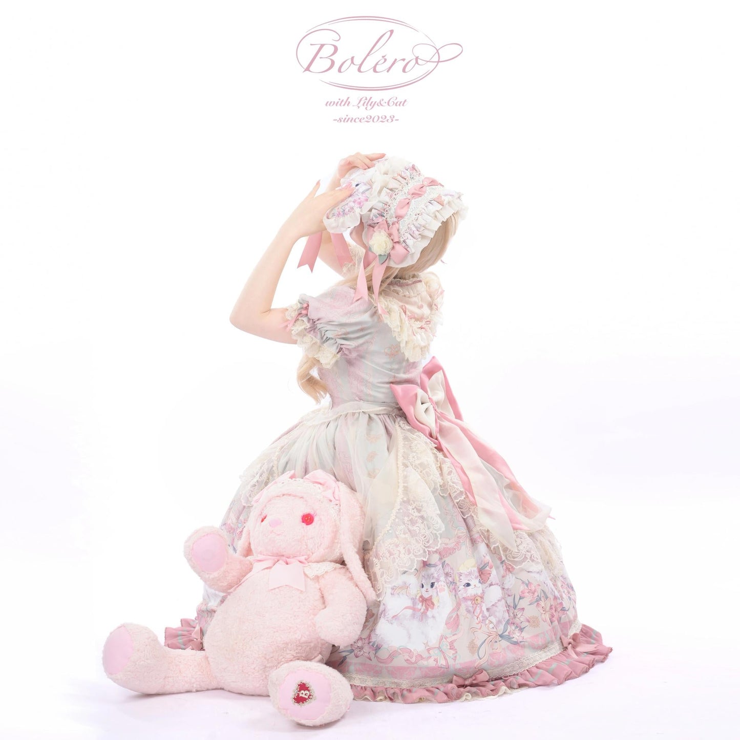 Bolero - Liliana Cat - Sweet Lolita Gorgeous OP Dress with Soft Lace & Organza