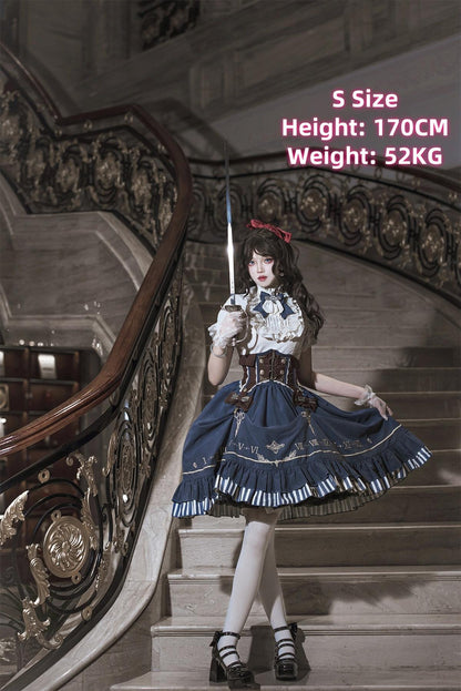 Cornfield Lolita - Gilded Pointer - Elegant Classic Lolita Skirt Suit Punk Lolita Style