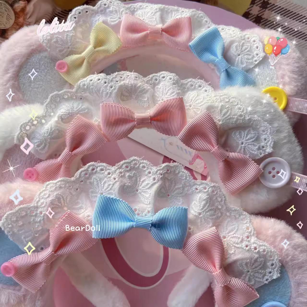 Bear Doll - Kawaii Lolita KC Sweet Butterfly Bow Lolita Headband