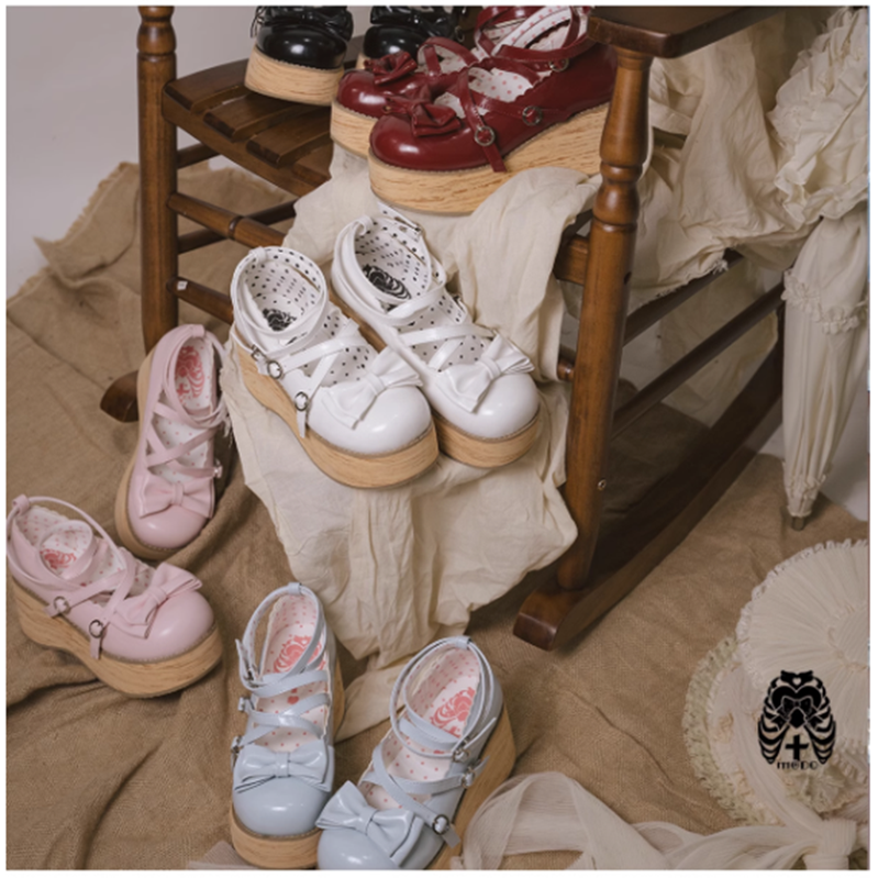MODO - Sweet Lolita Round-Toe Platform Shoes