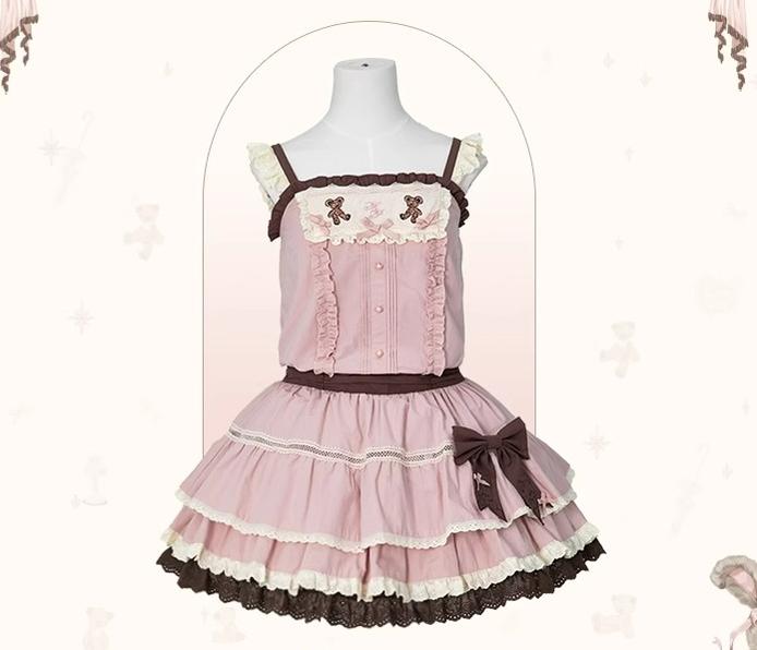Mademoiselle Pearl - Lovely Lolita Dress OP Cloak Blouse SK Set