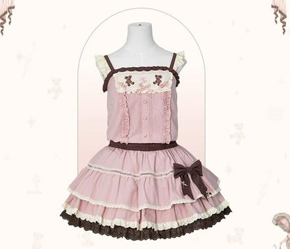 Mademoiselle Pearl - Lovely Lolita Dress OP Cloak Blouse SK Set