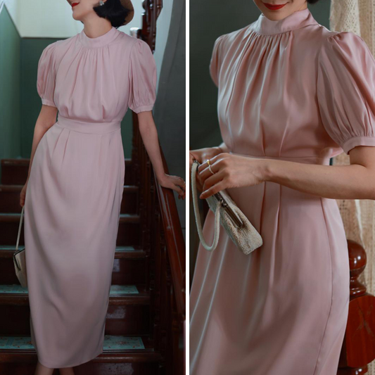 pink lady classical dress