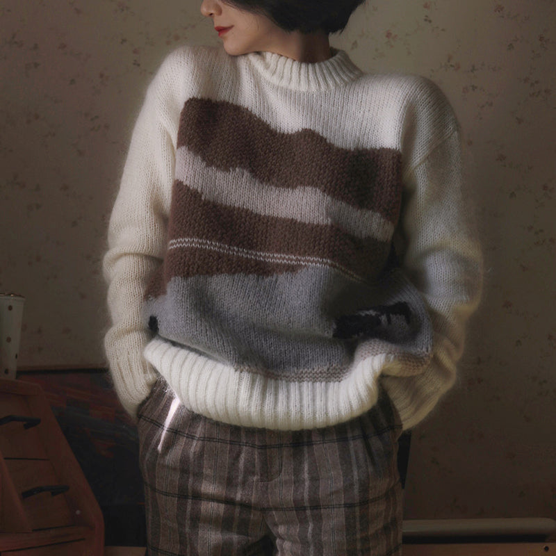 Mountain Meadows and Lambs Mohair Sweater