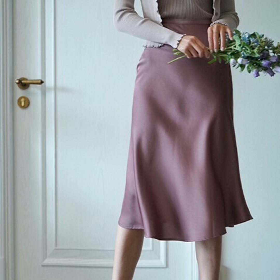 Glittering elegant skirt