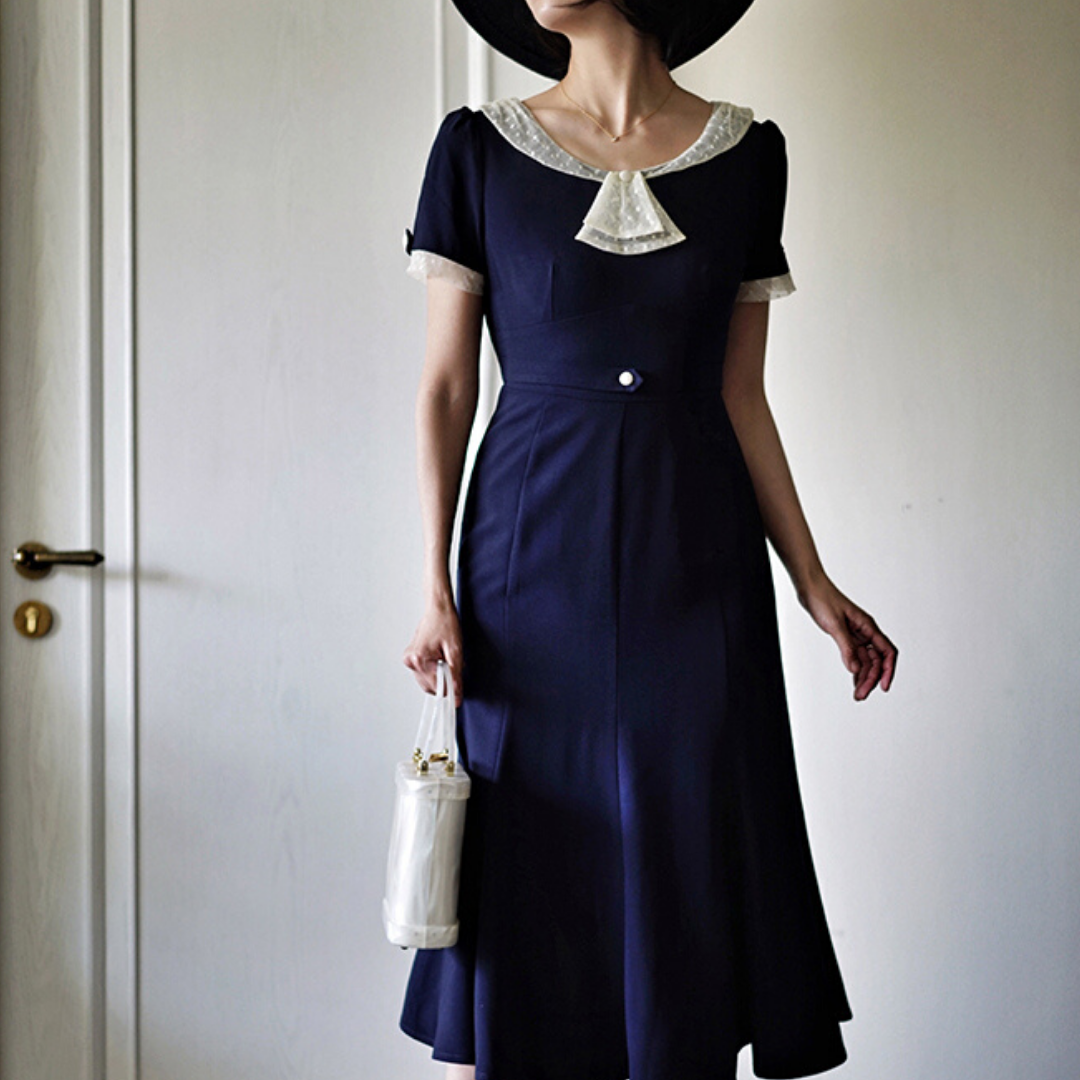 French concession vintage dress