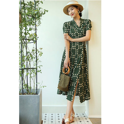 Patina Polka Dot Vintage Dress