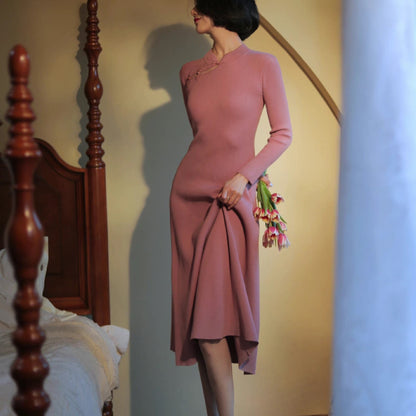 Chinese Knit One Piece for Court Ladies (A Line Type)