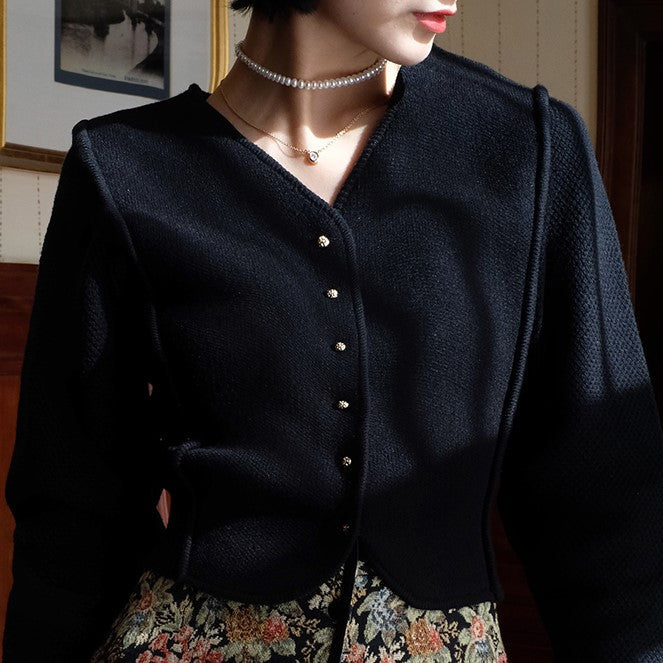 Western-style lady's cardigan jacket