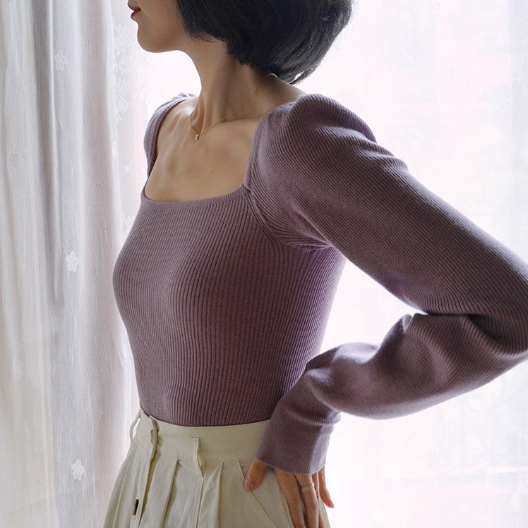 Lady's Bishop Sleeve Knit