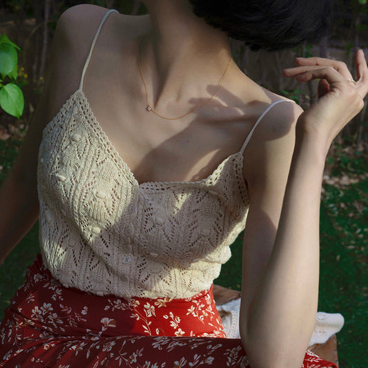 summer knit camisole