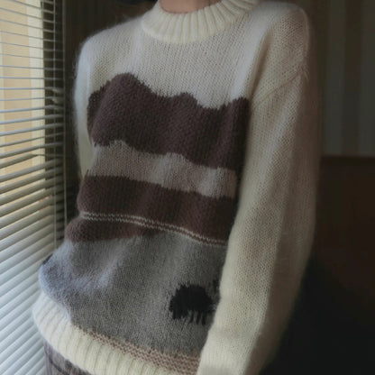 Mountain Meadows and Lambs Mohair Sweater