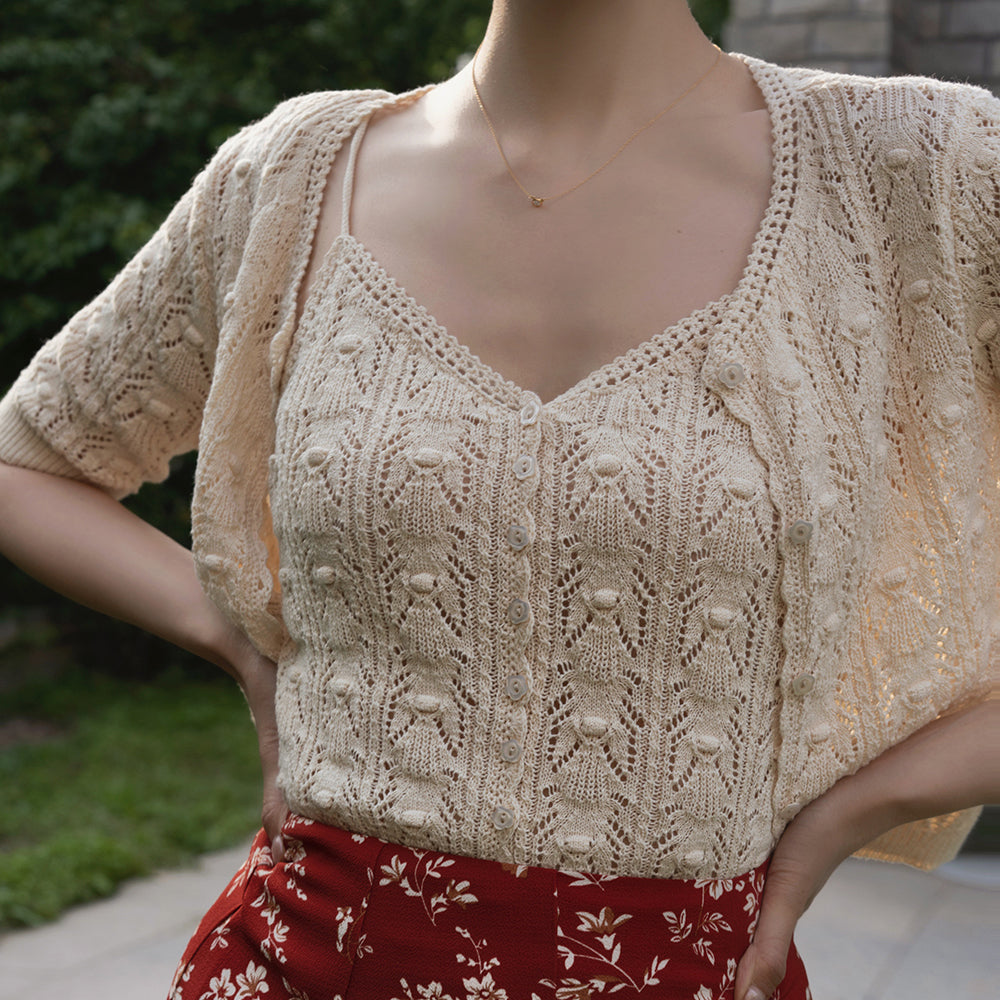 summer knit cardigan