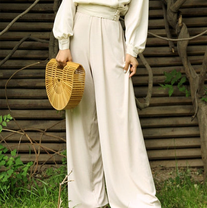 Western ladies wide leg pants