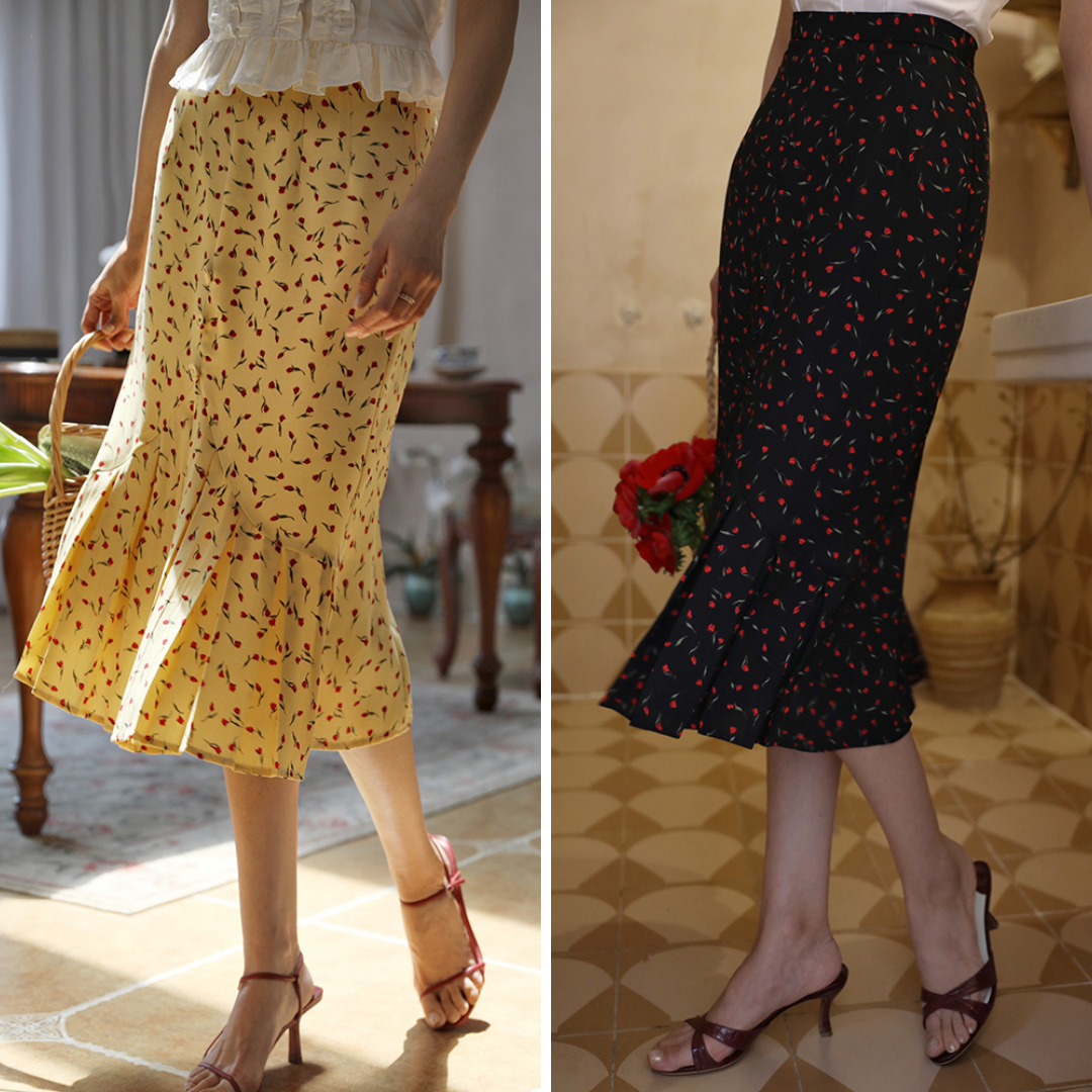 Countess Floral Vintage Skirt