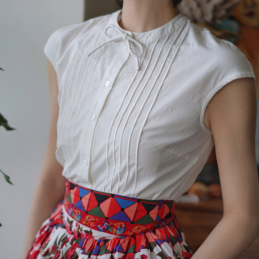 Western Ladies Classic White Blouse