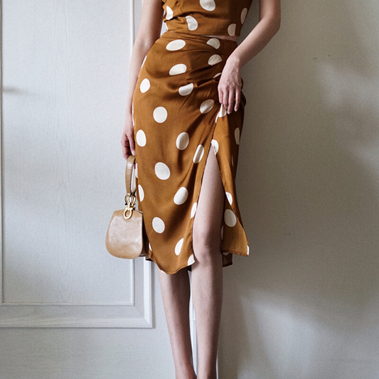 Duchess polka dot vintage skirt