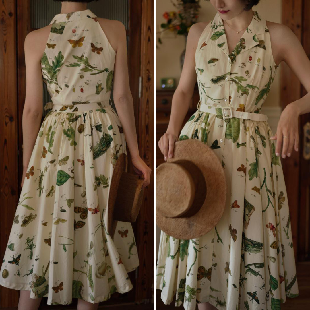 Insect encyclopedia retro dress