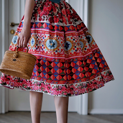 Brooklyn Sweetheart Floral Vintage Skirt