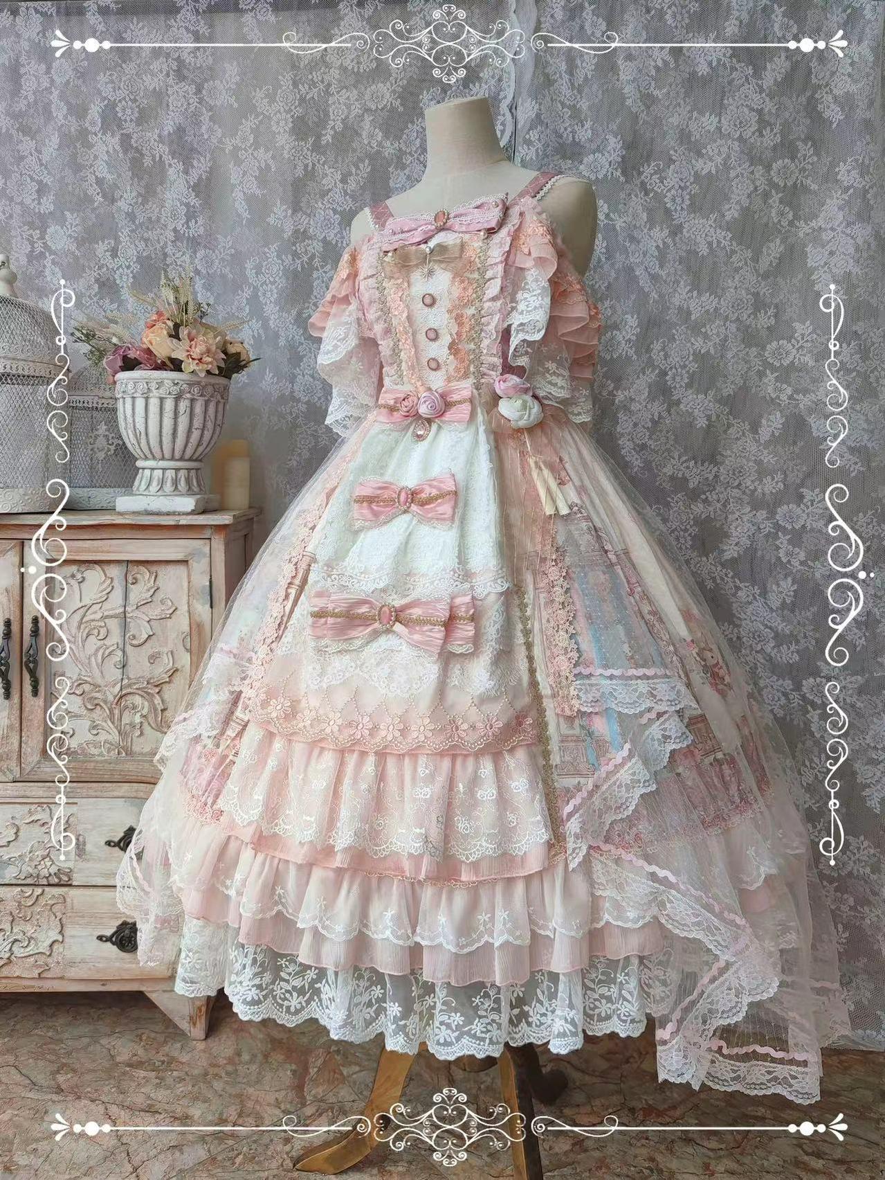 Garden Cat - Gorgeous Lolita JSK Dress Wedding Lolita Dress