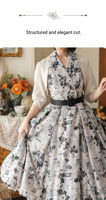 Forest Wardrobe - Afternoon Forest - Vintage Lolita Bolero for Summer Days