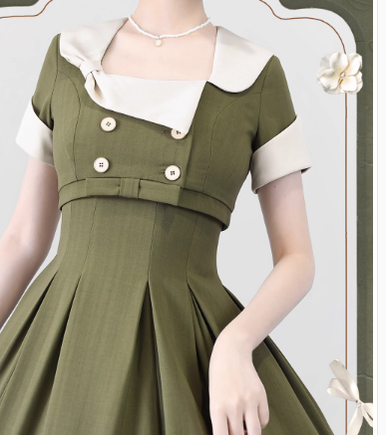 Forest Wardrobe - Waipowa Summer - Elegant and Vintage Lolita Dress
