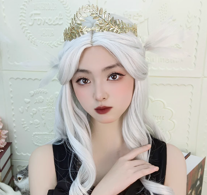 RainbowMe - Elegant Lolita Long Curly Wig Multicolor