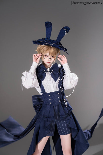 Princess Chronicles - Rabbit Theater - Ouji Lolita Suspender Waistband Shorts Set