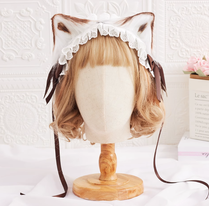 Sugar Time - Kawaii Lolita Cat Ears Design Headband