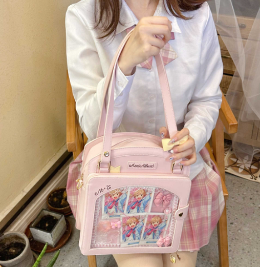 Morning Glory - Kawaii Lolita Checkered Itabag Multicolors