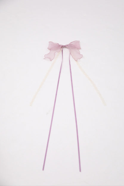 ZJstory - Sonnet Summer - Sweet Lolita Accessory Set Bow KC Hairband Waist Tie