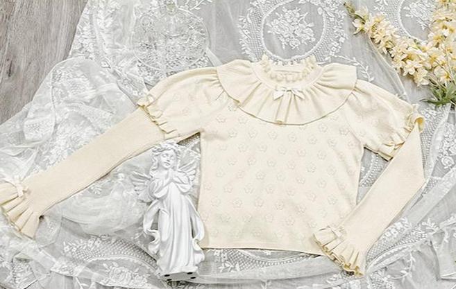 Mademoiselle Pearl - Persimmon - Autumn Persimmon Print Lolita OP JSK SK Dress