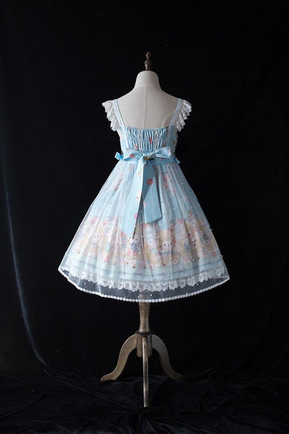 Chemical Romance - Lamb Postman - Sweet Lolita Printed JSK Dress