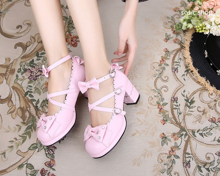 Sosic - Sweet Lolita High Heel Handmade Shoes