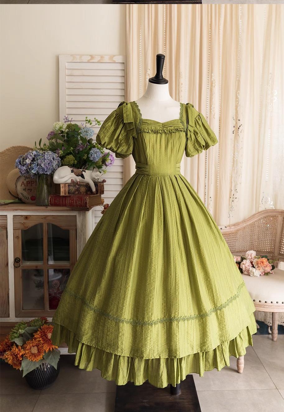 Forest Wardrobe - Forest Gallery - Country Lolita OP Dress Elegant Tencel Dress