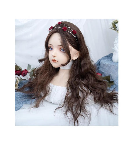 Alicegarden - Daily Lolita Wig Brown Wig With Long Wavy