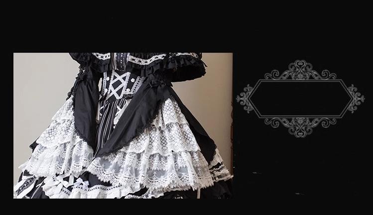 Lost Aqua - Vintage Lolita Dress Set, Cotton Shirt